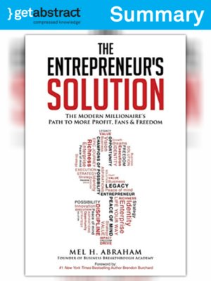 cover image of The Entrepreneur's Solution (Summary)